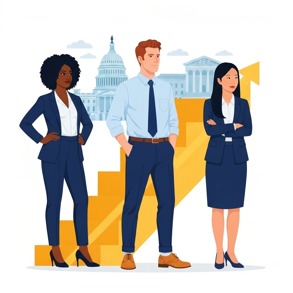 Diverse professionals on their journey to federal career success