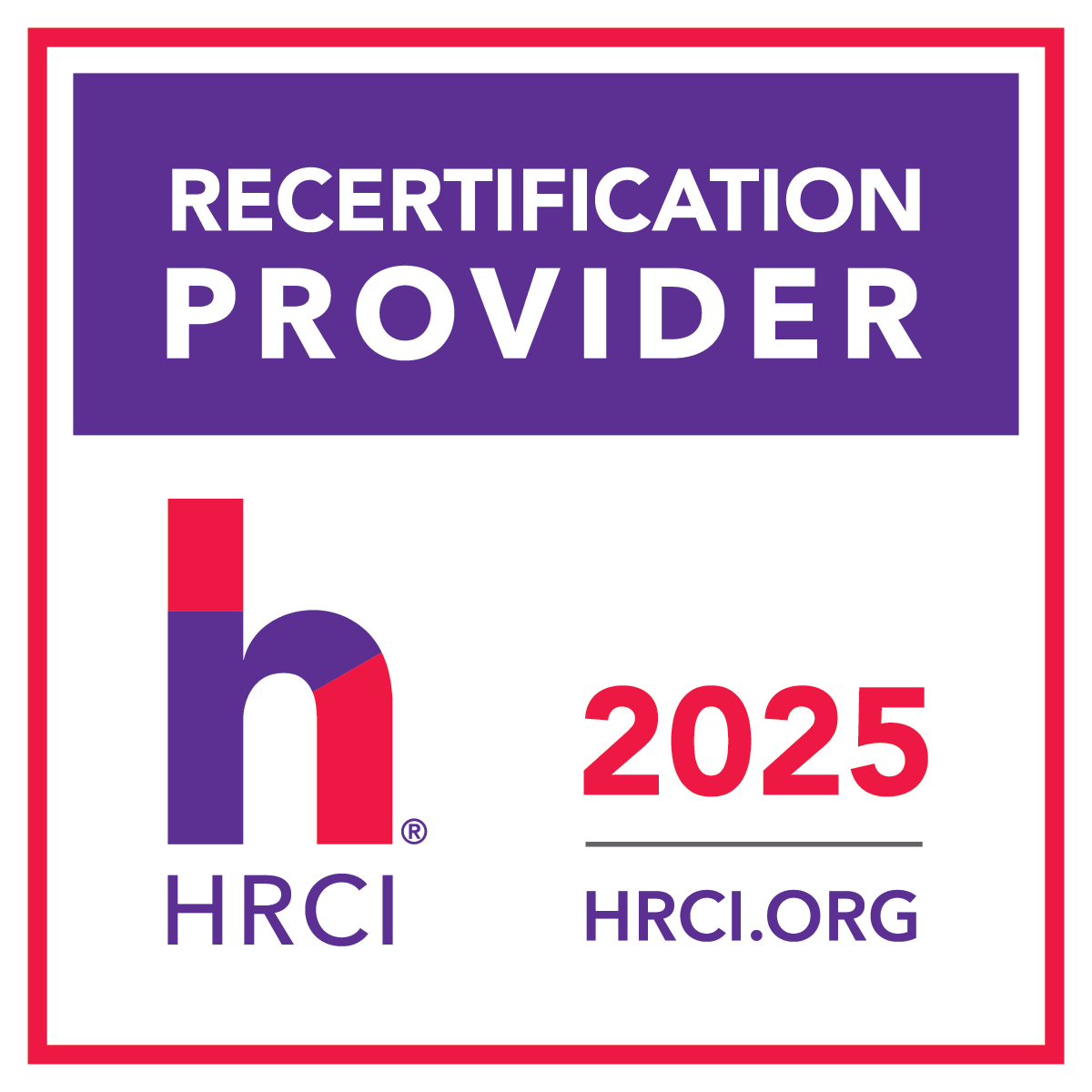 HRCI 2025 Recertification Provider